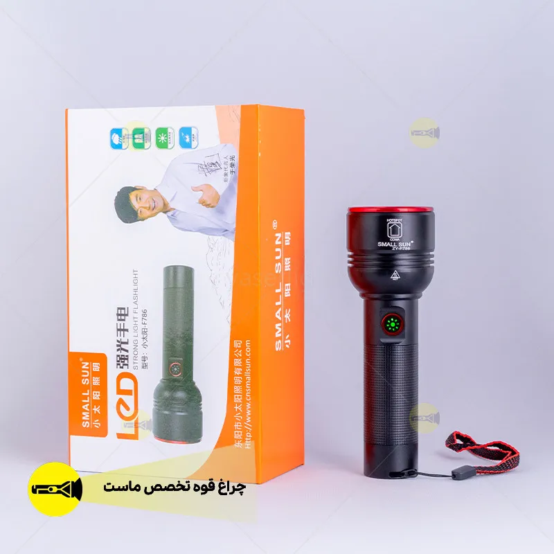 چراغ قوه اسمال سان ZY-F786 16 خرید چراغ قوه اسمال سان ZY-F786