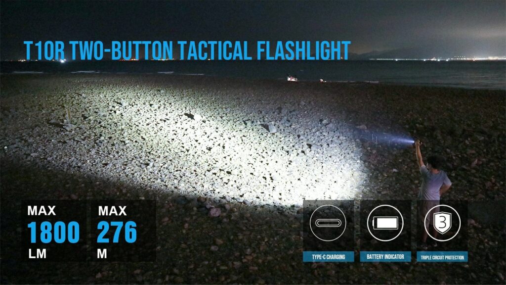 TrustFireT10RRechargeableTacticalFlashlight1800Lumens 01 2048x2048