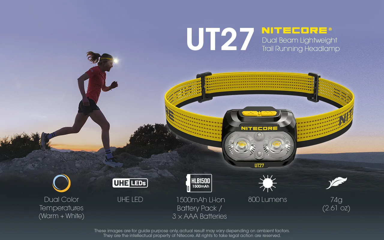 هدلایت حرفه ای نایتکر NITECORE UT27 PRO 14 هدلایت حرفه ای نایتکر NITECORE UT27 PRO