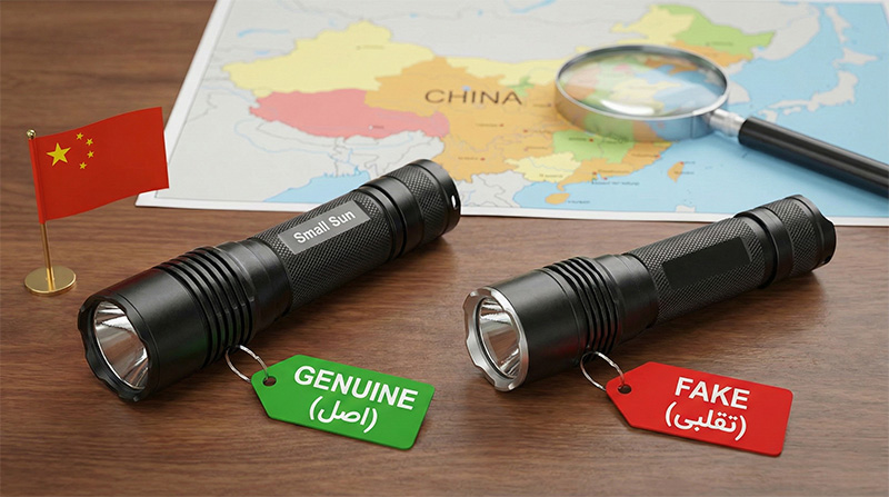 چراغ قوه اسمال سان (Small Sun) ساخت کجاست