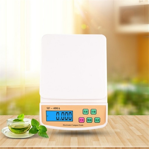 ترازوی دیجیتال آشپزخانه ۱۰ کیلویی مدل SF-400A (دقت ۱ گرم) - Image 2