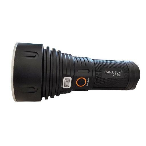 چراغ قوه پلیسی اسمال سان T231 با طراحی تاکتیکال و بدنه ضدضربه - تصویر 3