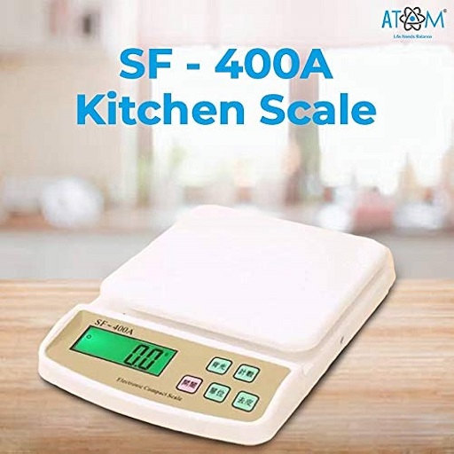 ترازوی دیجیتال آشپزخانه ۱۰ کیلویی مدل SF-400A (دقت ۱ گرم) - Image 3