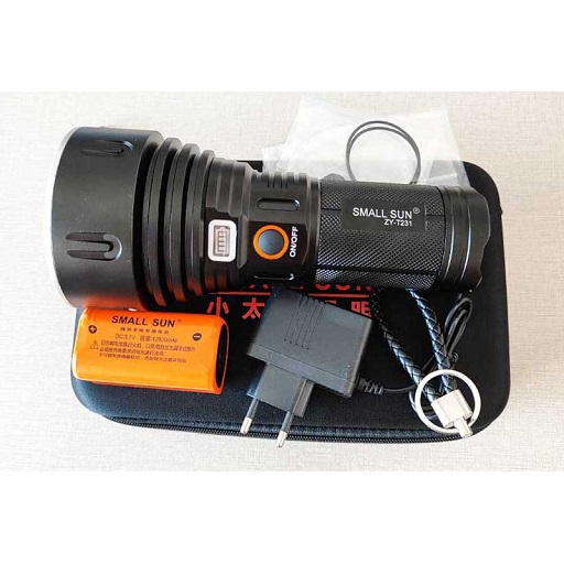 چراغ قوه پلیسی اسمال سان T231 با طراحی تاکتیکال و بدنه ضدضربه - تصویر 6