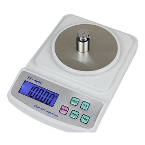 ترازوی دیجیتال آزمایشگاهی محفظه‌دار مدل SF400C (دقت ۰.۰۱ گرم)