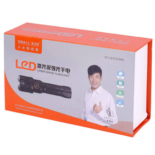 چراغ قوه پلیسی اسمال سان T226 با قابلیت زوم و بدنه ارگونومیک - Image 5