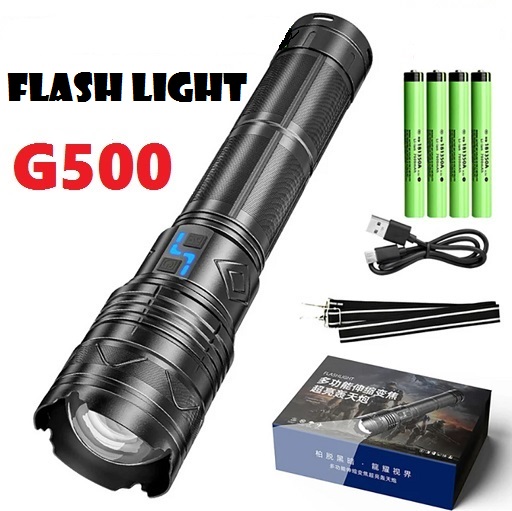 چراغ قوه پلیسی BL مدل G500 با لنز لیزری و قابلیت زوم