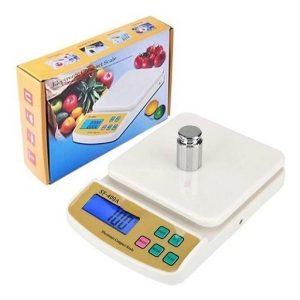 ترازوی دیجیتال آشپزخانه ۱۰ کیلویی مدل SF-400A (دقت ۱ گرم)
