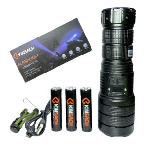 چراغ قوه کین ساچ G605 با باتری پرظرفیت ۶۶۰۰ میلی‌آمپر
