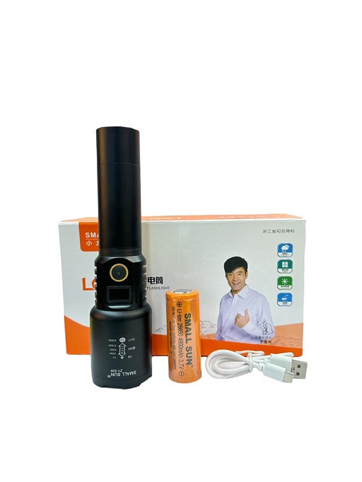 چراغ قوه پلیسی اسمال سان ZY-508 با قابلیت زوم و خروجی پاوربانک - تصویر 3