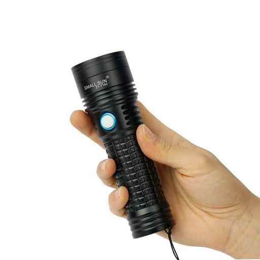 چراغ قوه پلیسی اسمال سان ZY-T150 با بدنه آلومینیومی مقاوم
