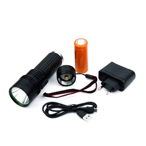 چراغ قوه پلیسی اسمال سان ZY-T150 با بدنه آلومینیومی مقاوم - Image 4
