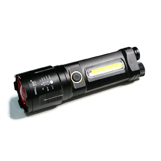 چراغ قوه پلیسی اسمال سان ZY-X3 با قابلیت زوم و چراغ جانبی COB - Image 2