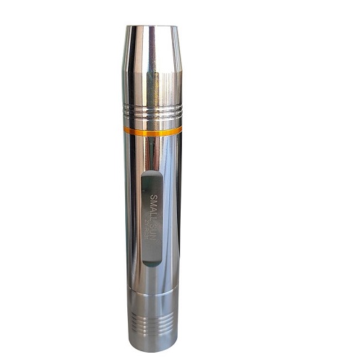 چراغ قوه پلیسی اسمال سان مدل ZY-R031 با اشعه فرابنفش (UV) و بدنه استیل - Image 2